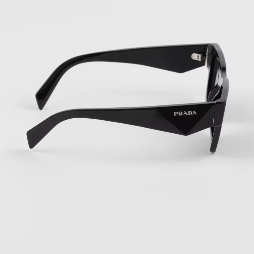 Prada Black Rectangular Sunglasses - image 3